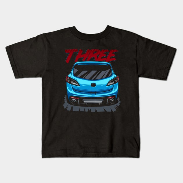 Mazda3 Kids T-Shirt by Markaryan